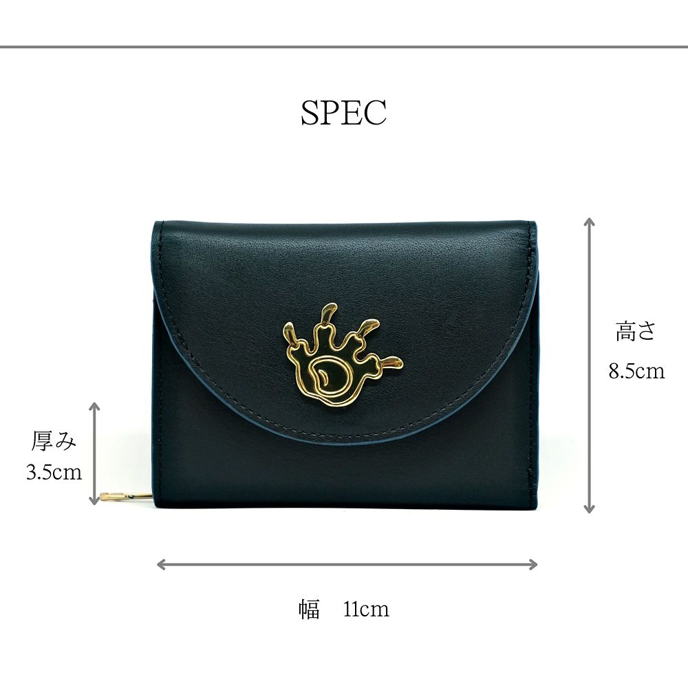 【Plus Anq(プラスアンク)】スティッチ デザイン ウォレット