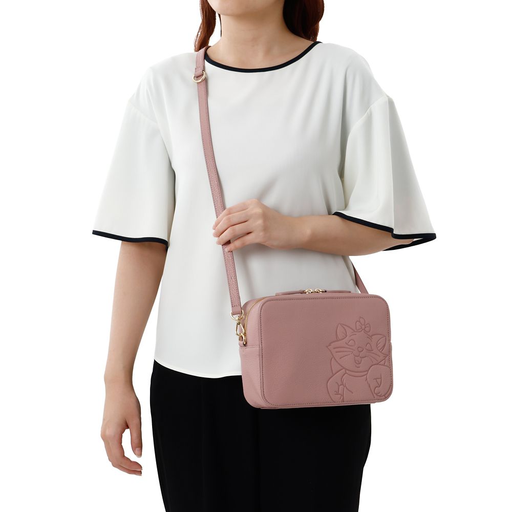 【Plus Anq(プラスアンク)】おしゃれキャット デザイン レザークロスボディバッグ