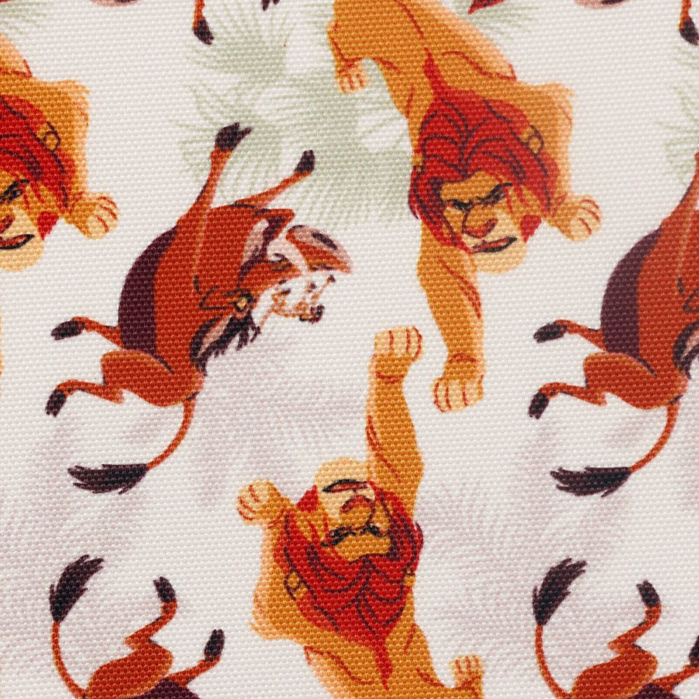 【Plus Anq(プラスアンク)】 ライオン・キング / シンバ / 誕生 デザイン レザーラウンドポーチ