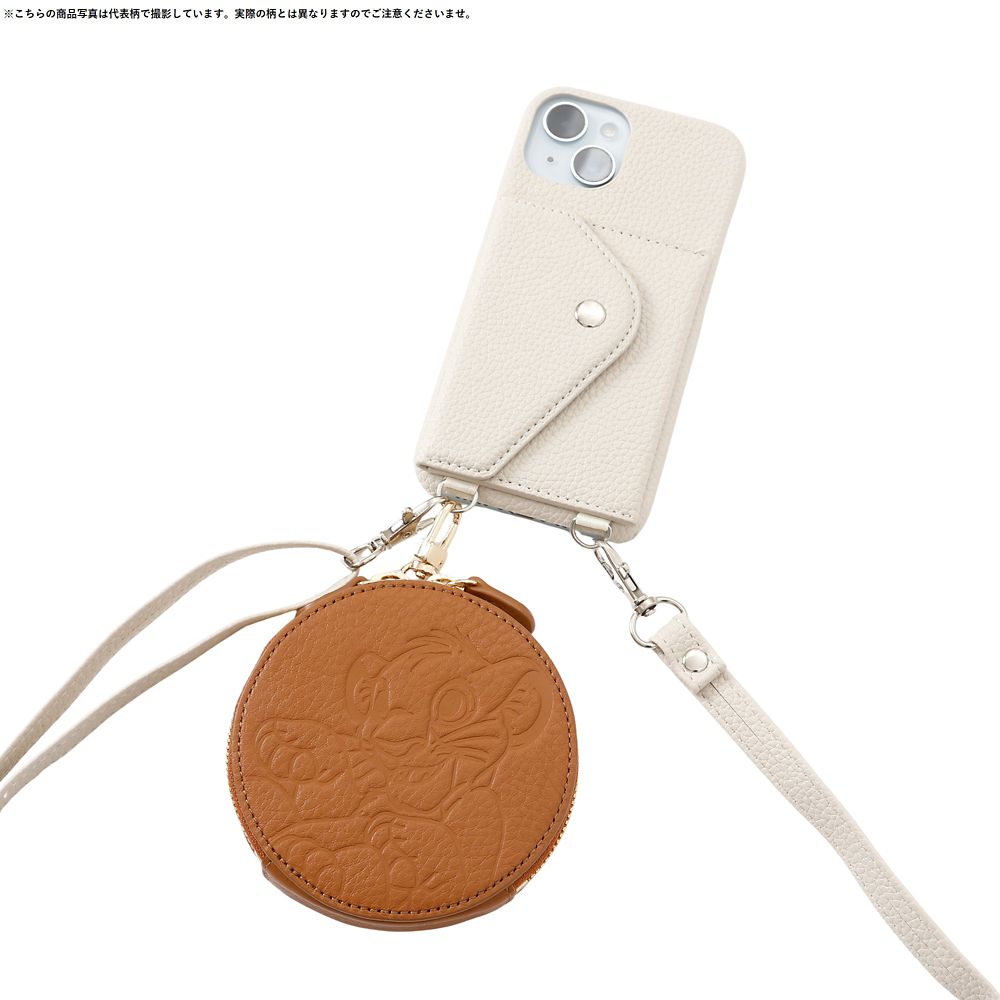 【Plus Anq(プラスアンク)】 ライオン・キング / シンバ / 誕生 デザイン レザーラウンドポーチ