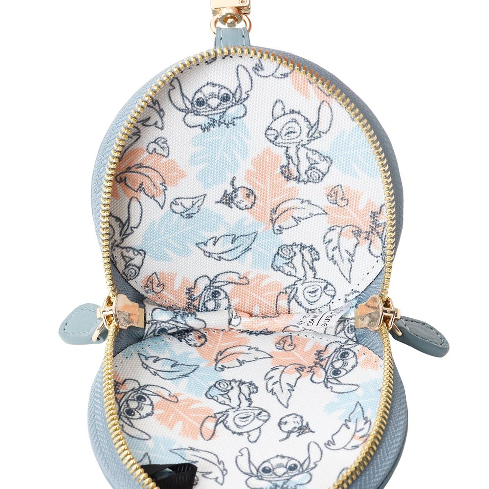 【Plus Anq(プラスアンク)】リロ＆スティッチ A デザイン ラウンドポーチ