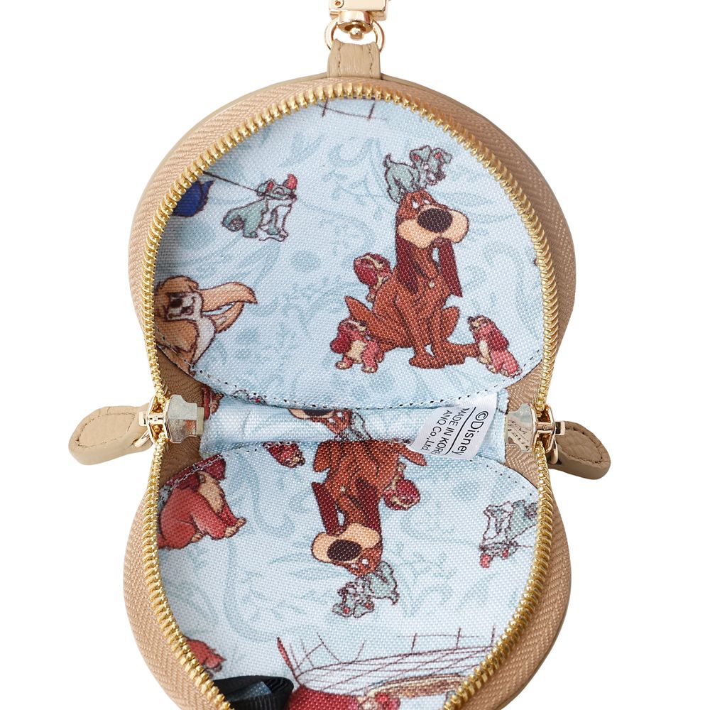 【Plus Anq(プラスアンク)】わんわん物語 B デザイン ラウンドポーチ