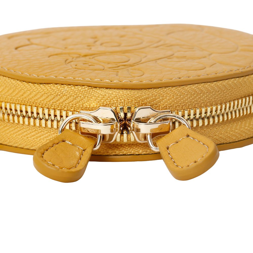 【Plus Anq(プラスアンク)】 くまのプーさん/プー/ティガー デザイン レザーラウンドポーチ