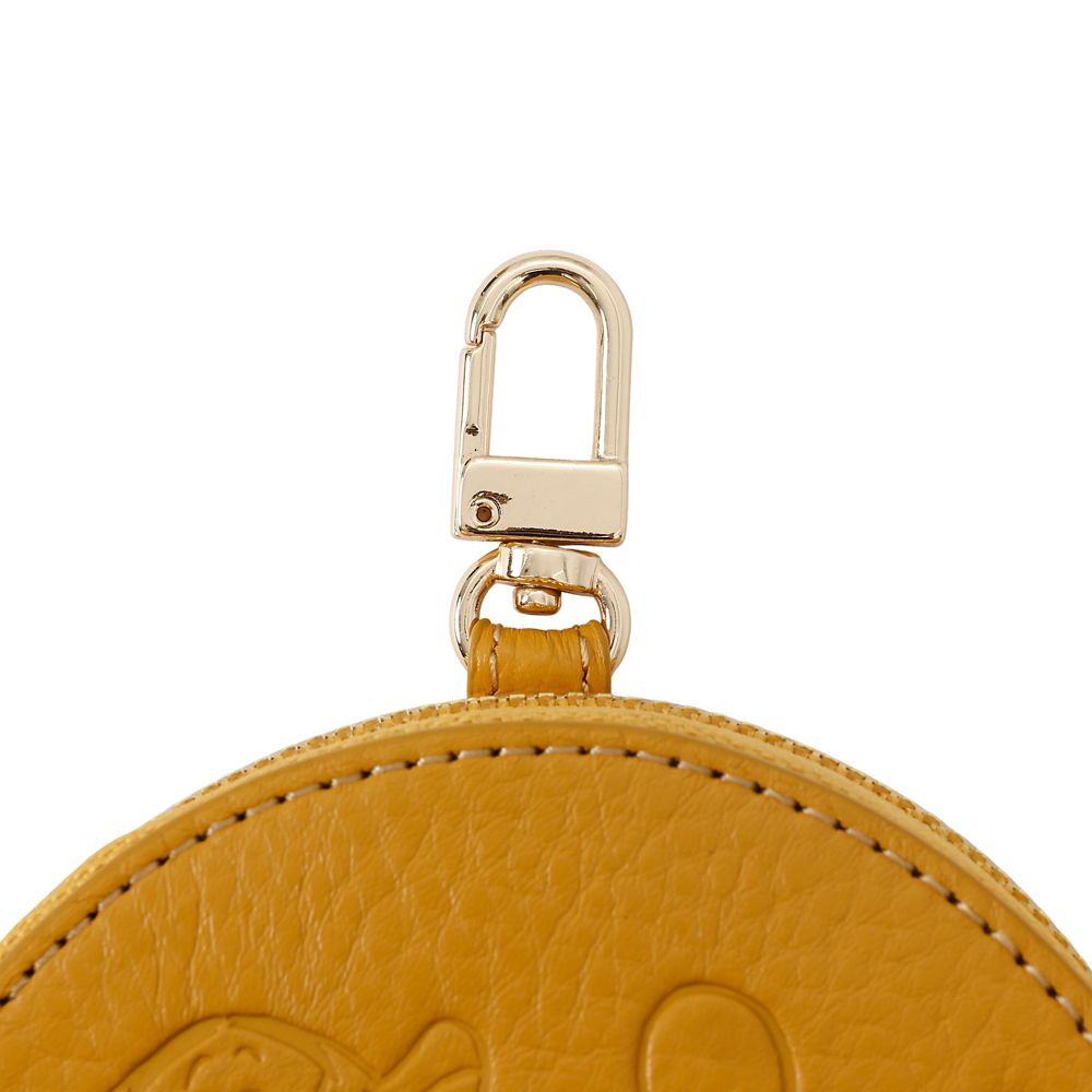 【Plus Anq(プラスアンク)】 くまのプーさん/プー/ティガー デザイン レザーラウンドポーチ