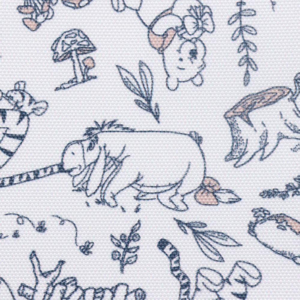 【Plus Anq(プラスアンク)】 くまのプーさん/イーヨー/ピグレット デザイン レザーラウンドポーチ