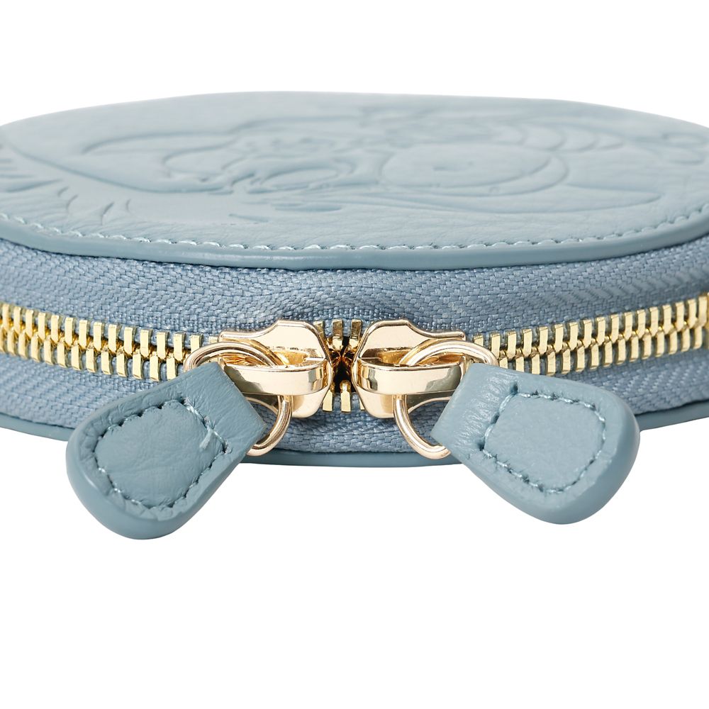 【Plus Anq(プラスアンク)】 くまのプーさん/イーヨー/ピグレット デザイン レザーラウンドポーチ