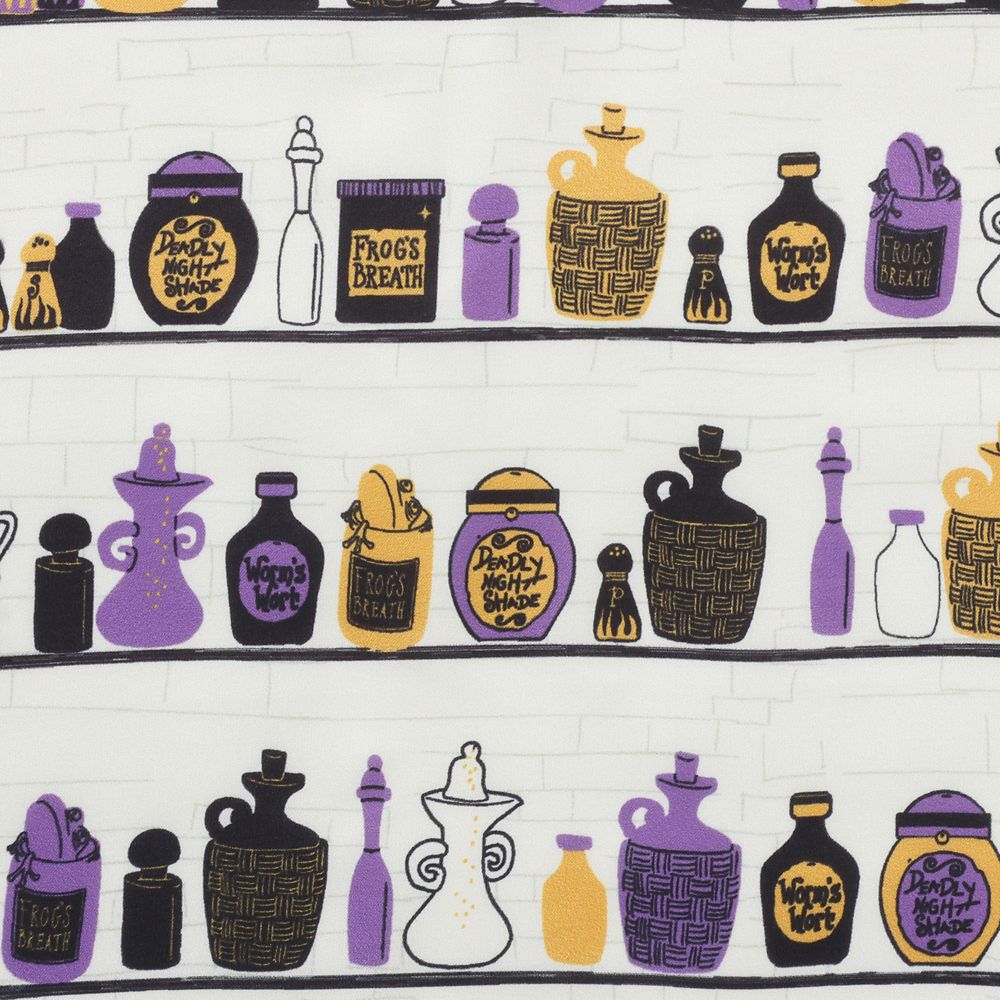 【Plus Anq(プラスアンク)】 『 ナイトメアー・ビフォア・クリスマス 』 デザイン スカーフ