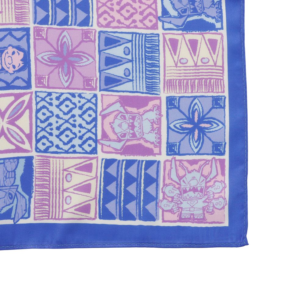 【Plus Anq(プラスアンク)】　『 リロ＆スティッチ 』 デザイン スカーフ