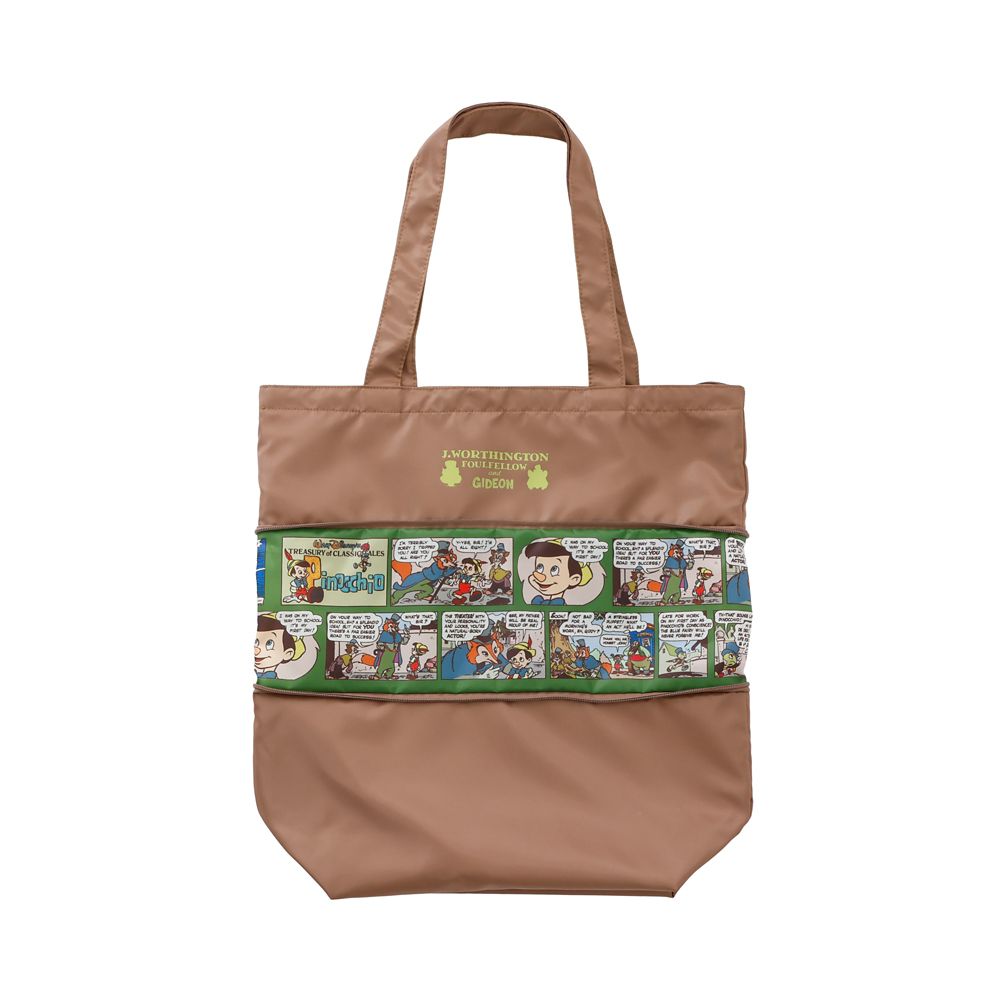 【Plus Anq(プラスアンク)】『ピノキオ』デザイン 伸縮トートバッグ