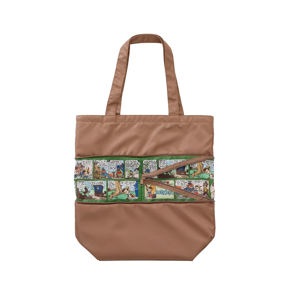 【Plus Anq(プラスアンク)】『ピノキオ』デザイン 伸縮トートバッグ