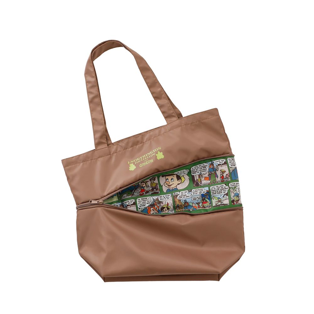 【Plus Anq(プラスアンク)】『ピノキオ』デザイン 伸縮トートバッグ