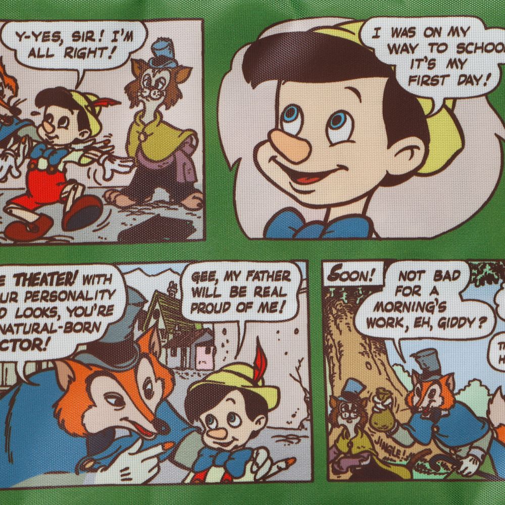 【Plus Anq(プラスアンク)】『ピノキオ』デザイン 伸縮トートバッグ