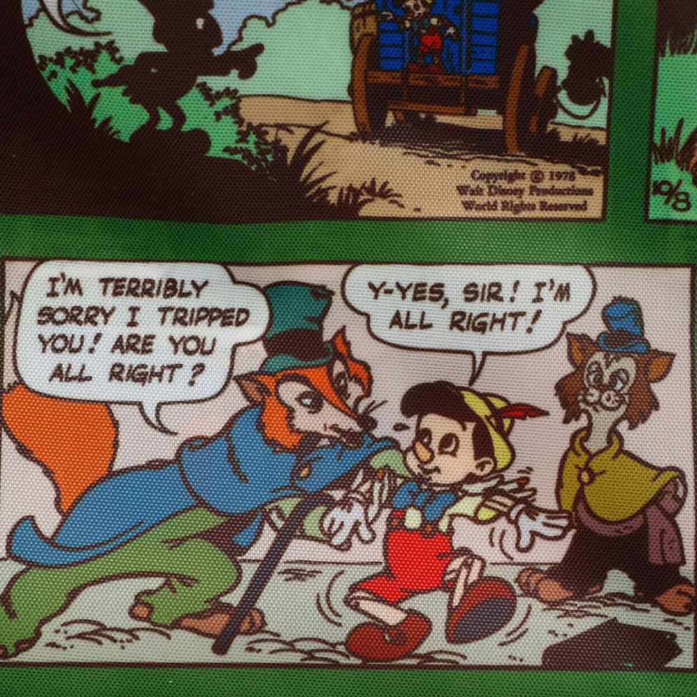 【Plus Anq(プラスアンク)】『ピノキオ』デザイン 伸縮トートバッグ