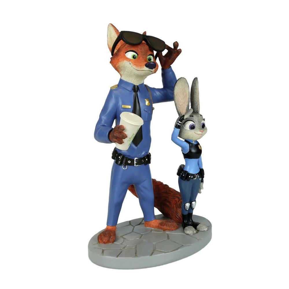 【enesco】ジュディ・ホップス＆ニック・ワイルド フィギュア 制服 ズートピア DISNEY SHOWCASE