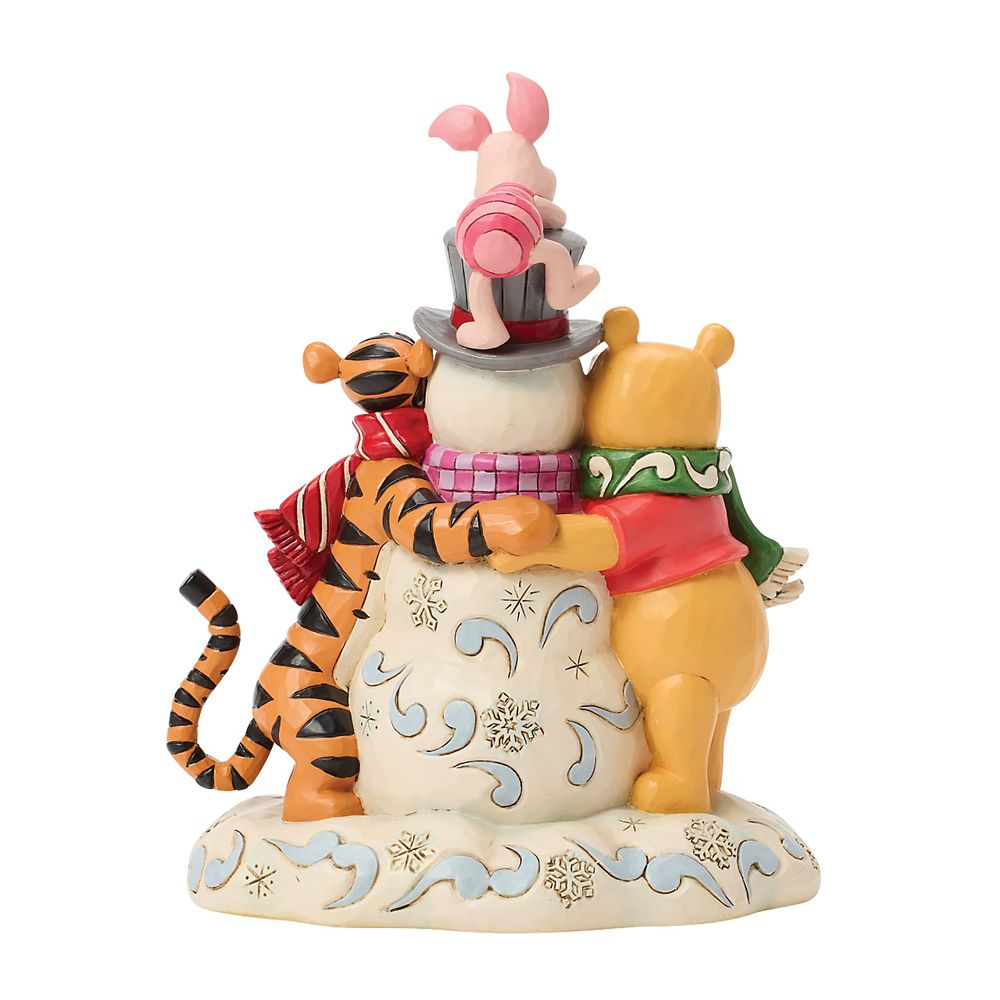 【enesco】プーさん＆フレンズ with スノーマン DISNEY TRADITIONS