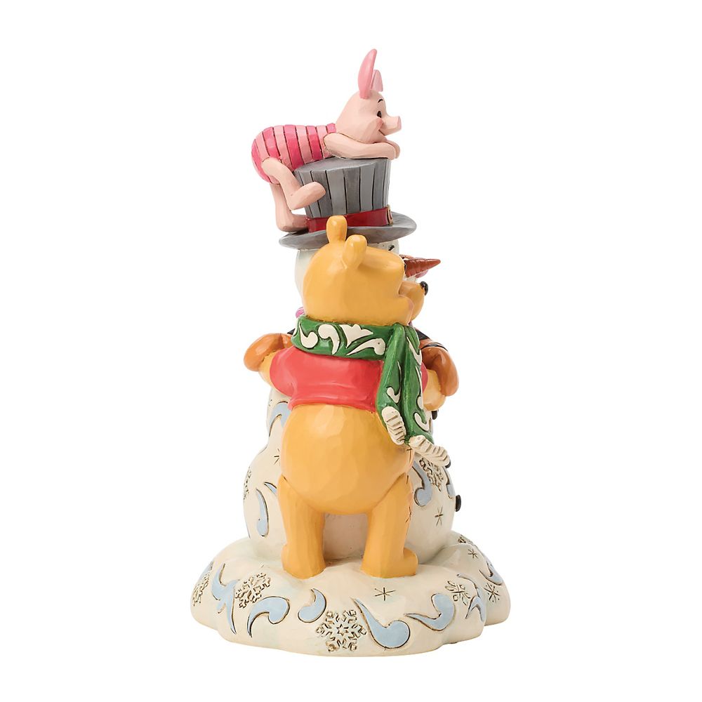 【enesco】プーさん＆フレンズ with スノーマン DISNEY TRADITIONS