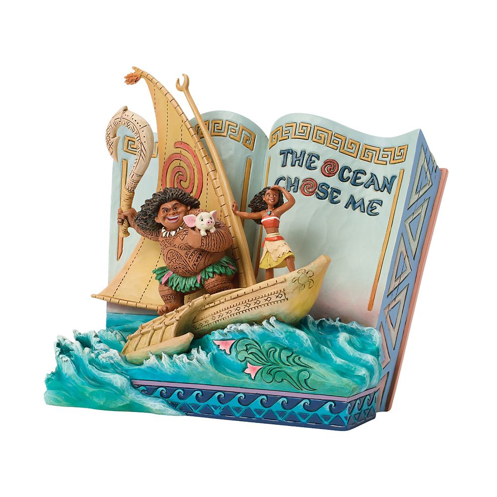 【enesco】モアナと伝説の海 フィギュア ストーリーブック DISNEY TRADITIONS