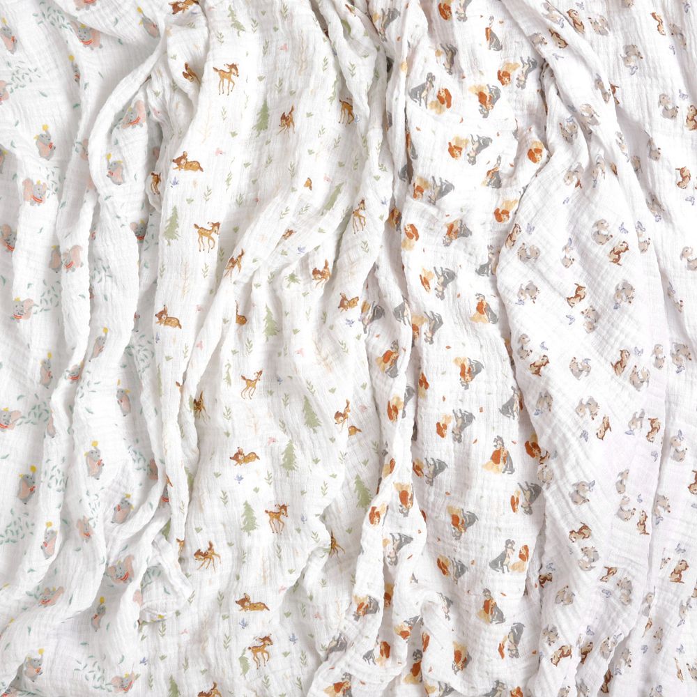 MUSLIN SWADDLES 4 pack