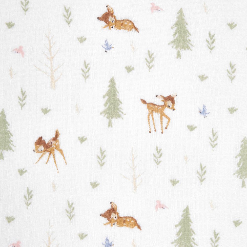 MUSLIN BLANKET bambi forest