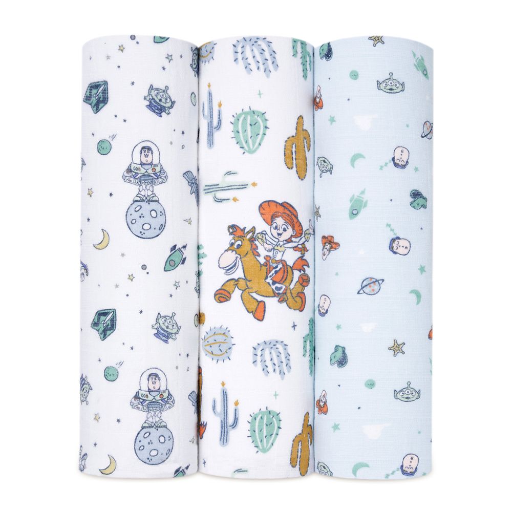【aden + anais】toy story 3-pack classic swaddles