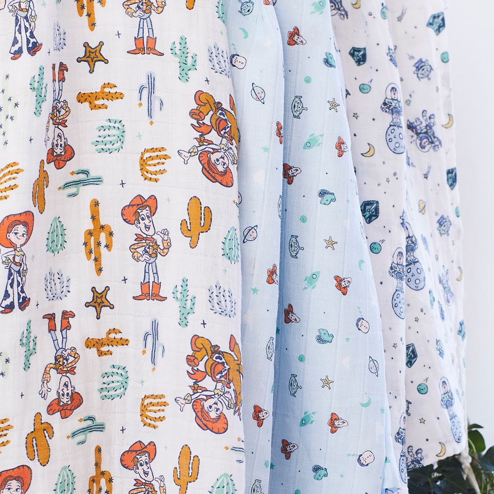 【aden + anais】toy story 3-pack classic swaddles