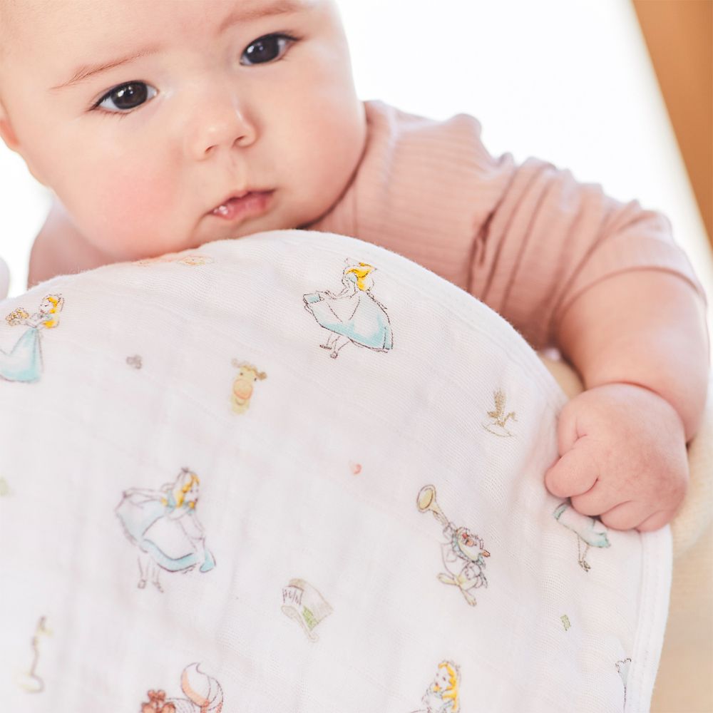 【aden + anais】alice in wonderland 3-pack classic washcloths