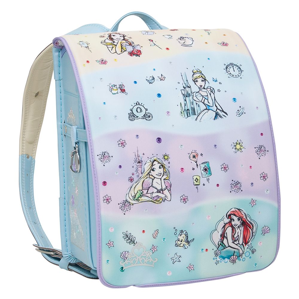 公式 ショップディズニー Shopdisney限定商品 ランドセルカバー らんらんcap リバーシブル プリンセス 集合
