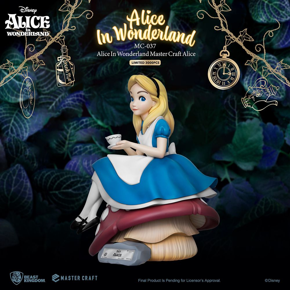公式 ショップディズニー マスタークラフト ふしぎの国のアリス アリス