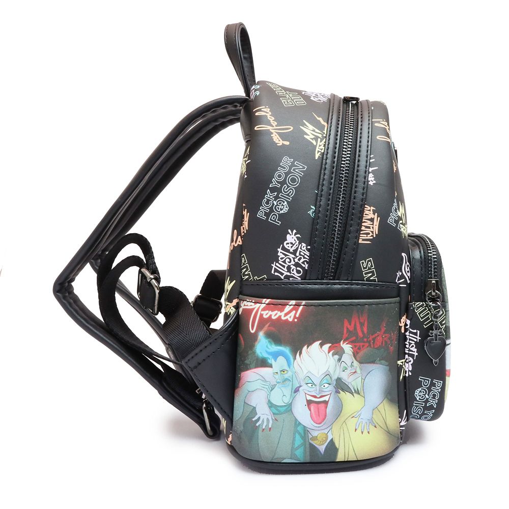 公式 ショップディズニー Loungefly ディズニーヴィランズ ミニリュック ヴィランズ クラブ