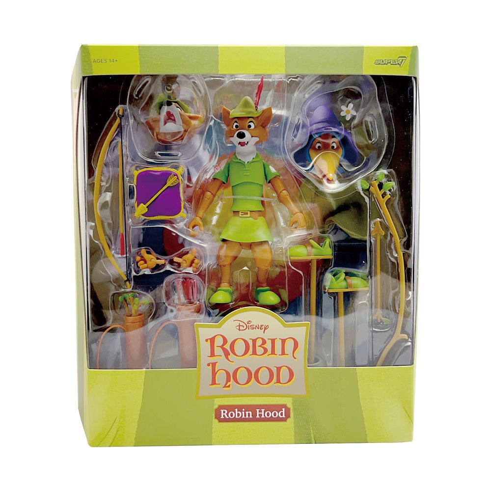 公式 ショップディズニー アルティメイト ７インチ アクションフィギュア ディズニー シリーズ２ ロビンフッド ストーク コスチューム