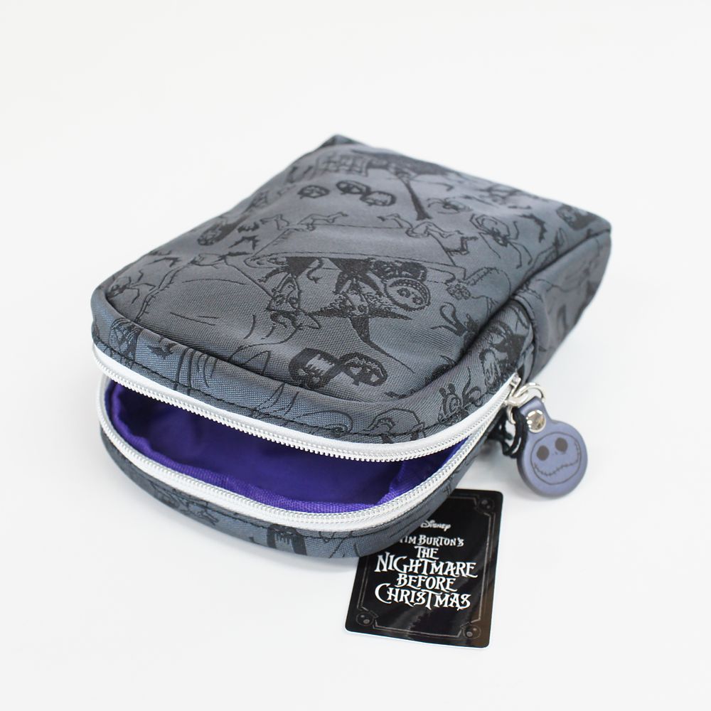 ディズニー／コスメポーチ 　(ナイトメアー・ビフォア・クリスマス柄)　D48738C黒 コスメ