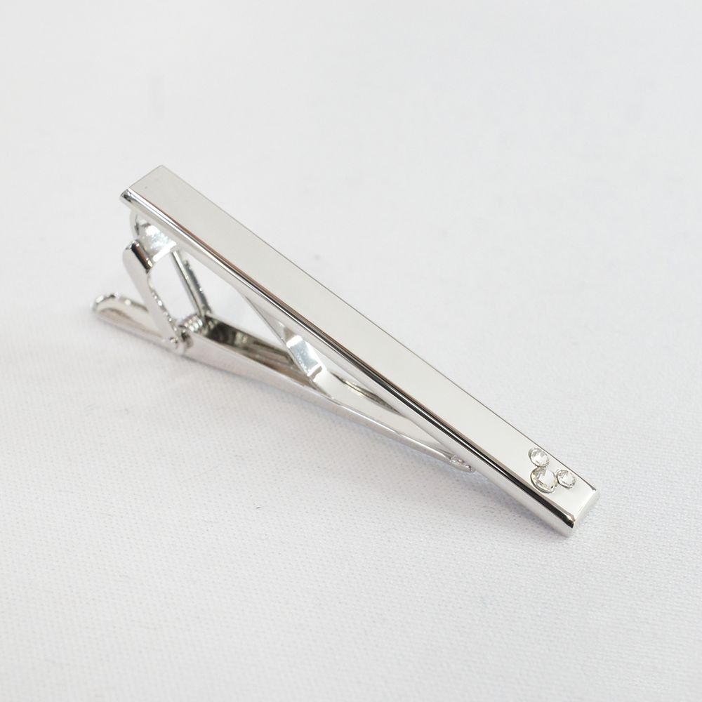 ディズニー／ネクタイ＆タイバー 　(チェック柄&times;ミツマル/プレシオサ)　BOX付)