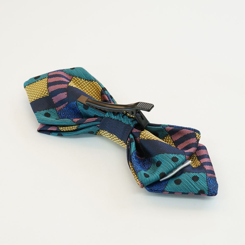 ディズニー／蝶ネクタイ 　(ナイトメアー・ビフォア・クリスマス　パッチワーク柄)