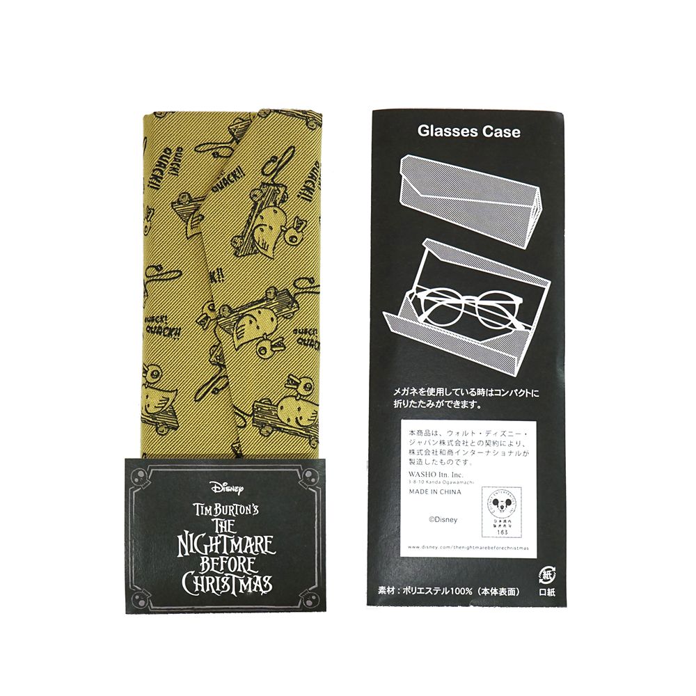 ディズニー／メガネケース（ナイトメアー・ビフォア・クリスマス　キラーダック柄）
