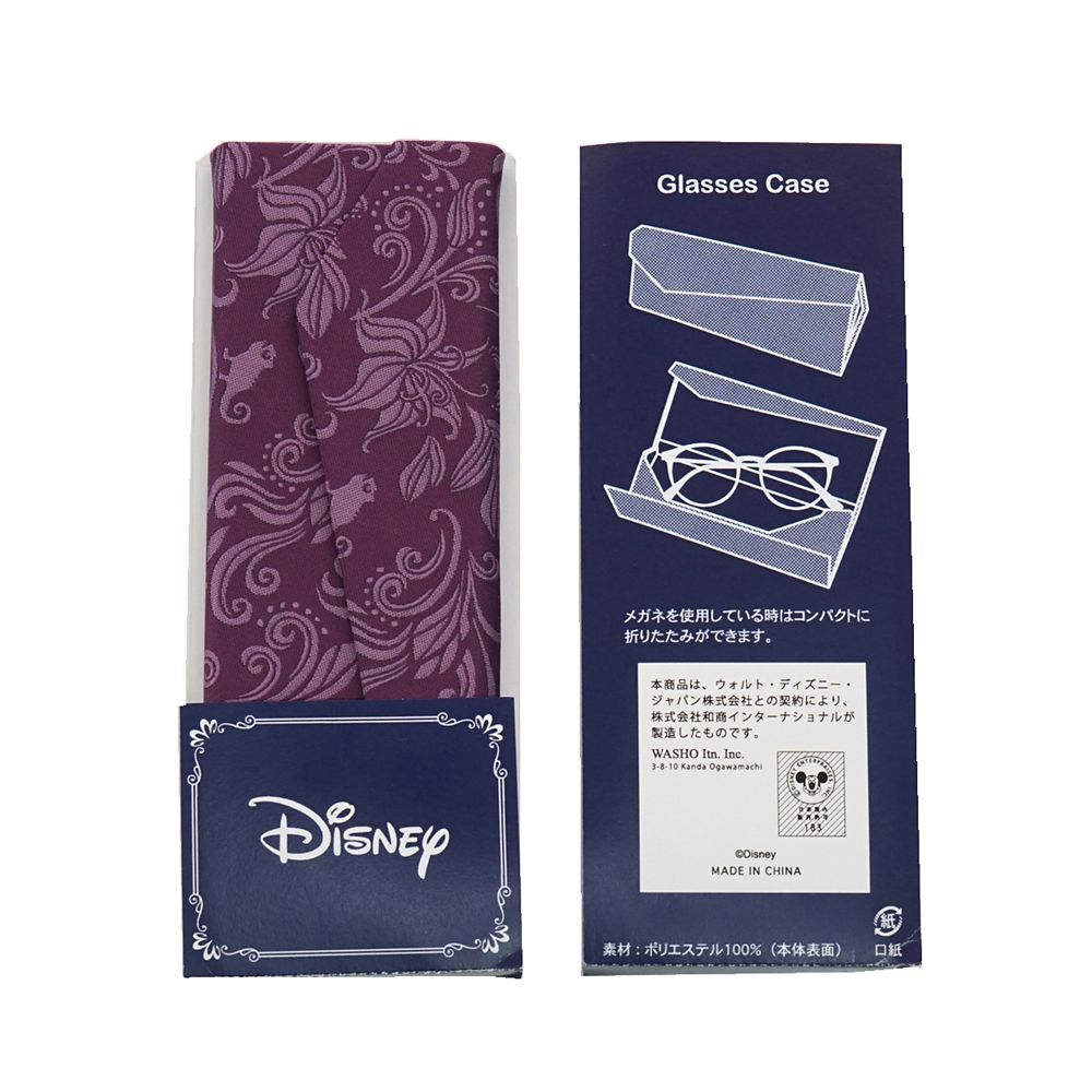 ディズニー／メガネケース（塔の上のラプンツェル　ラプンツェル柄）