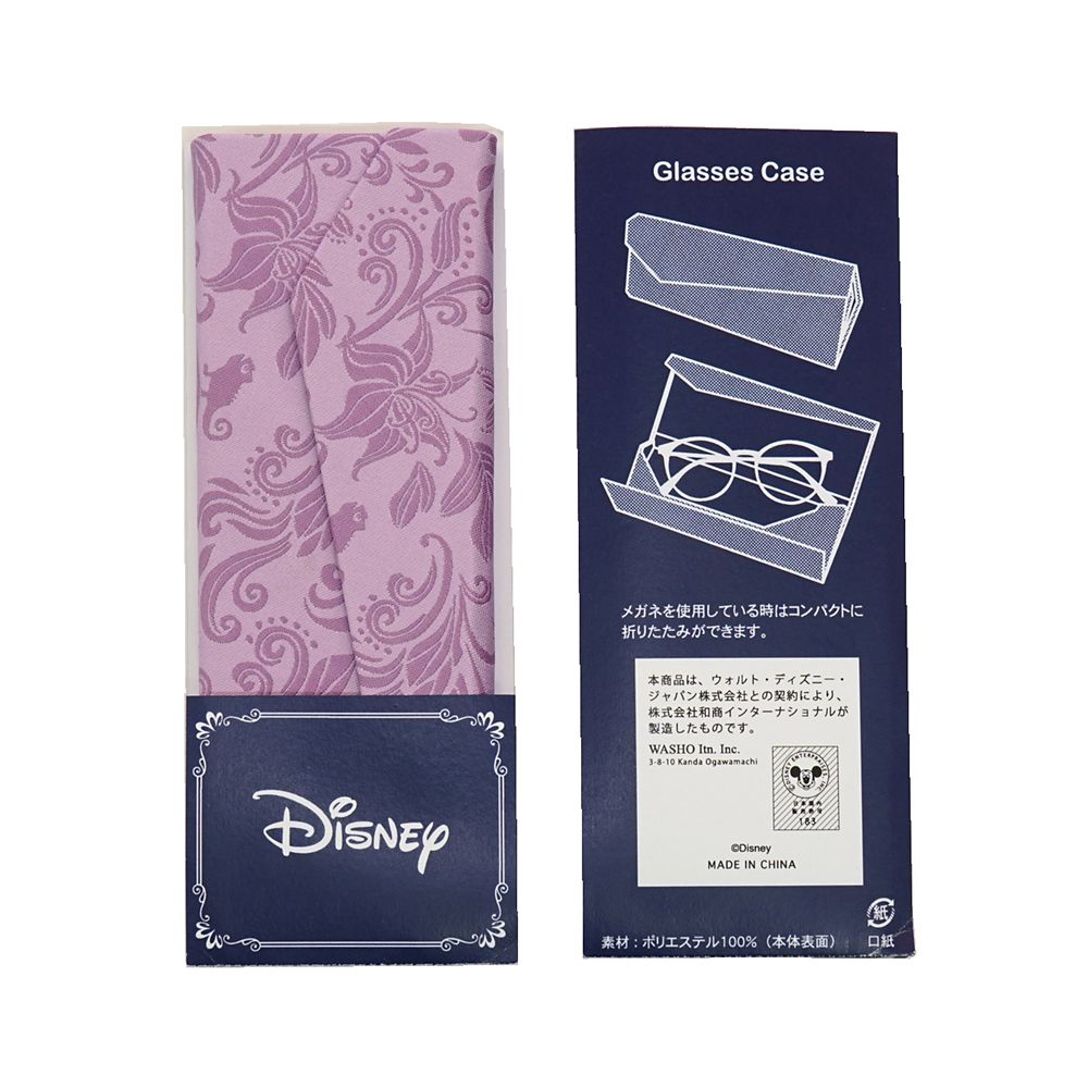 ディズニー／メガネケース（塔の上のラプンツェル　ラプンツェル柄）