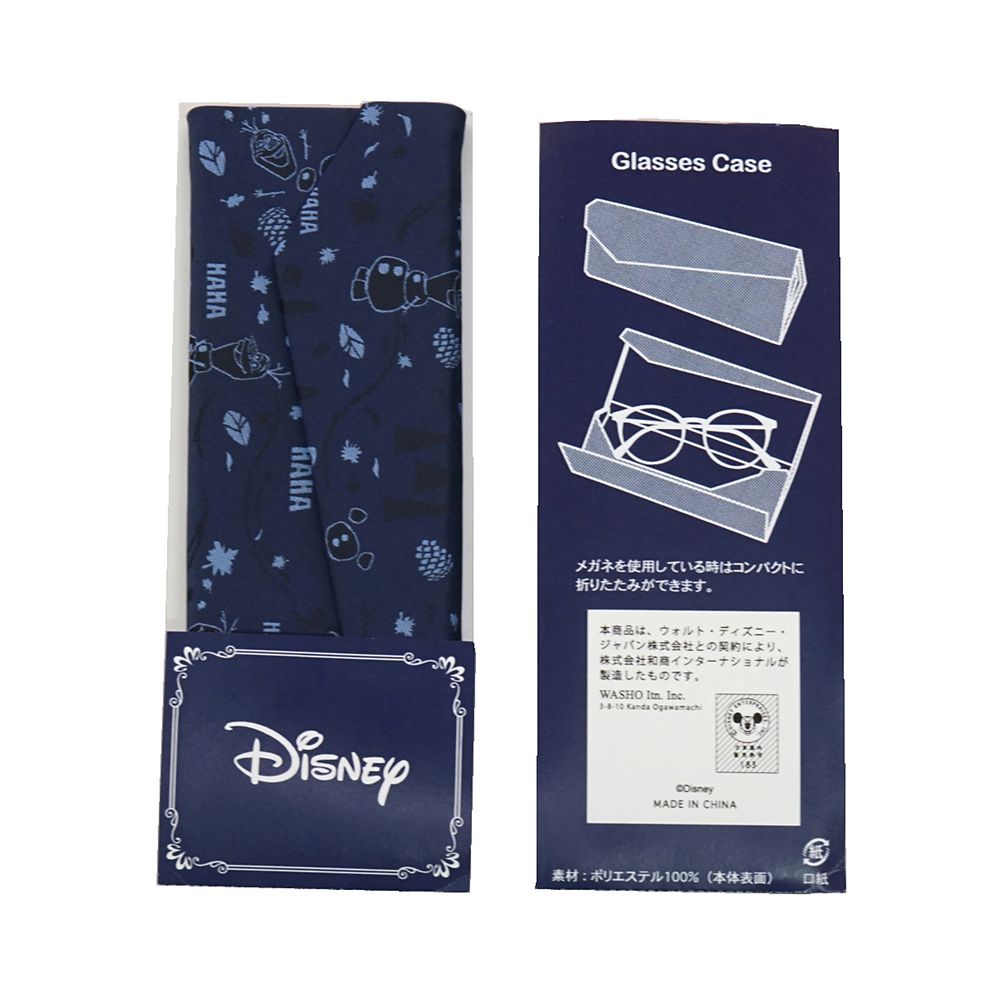 ディズニー／メガネケース（アナと雪の女王　オラフ柄）