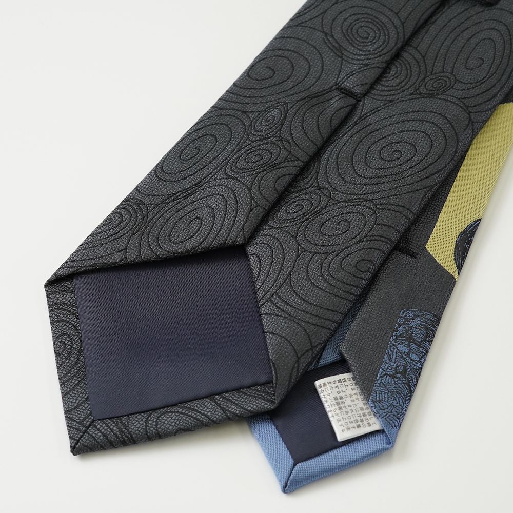 BOOK型BOX入りネクタイ   ナイトメアー ビフォア クリスマス 無地総柄