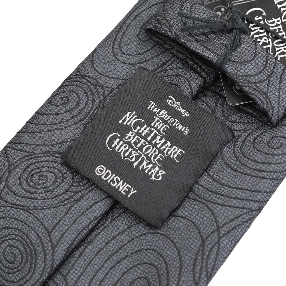 BOOK型BOX入りネクタイ   ナイトメアー ビフォア クリスマス 無地総柄