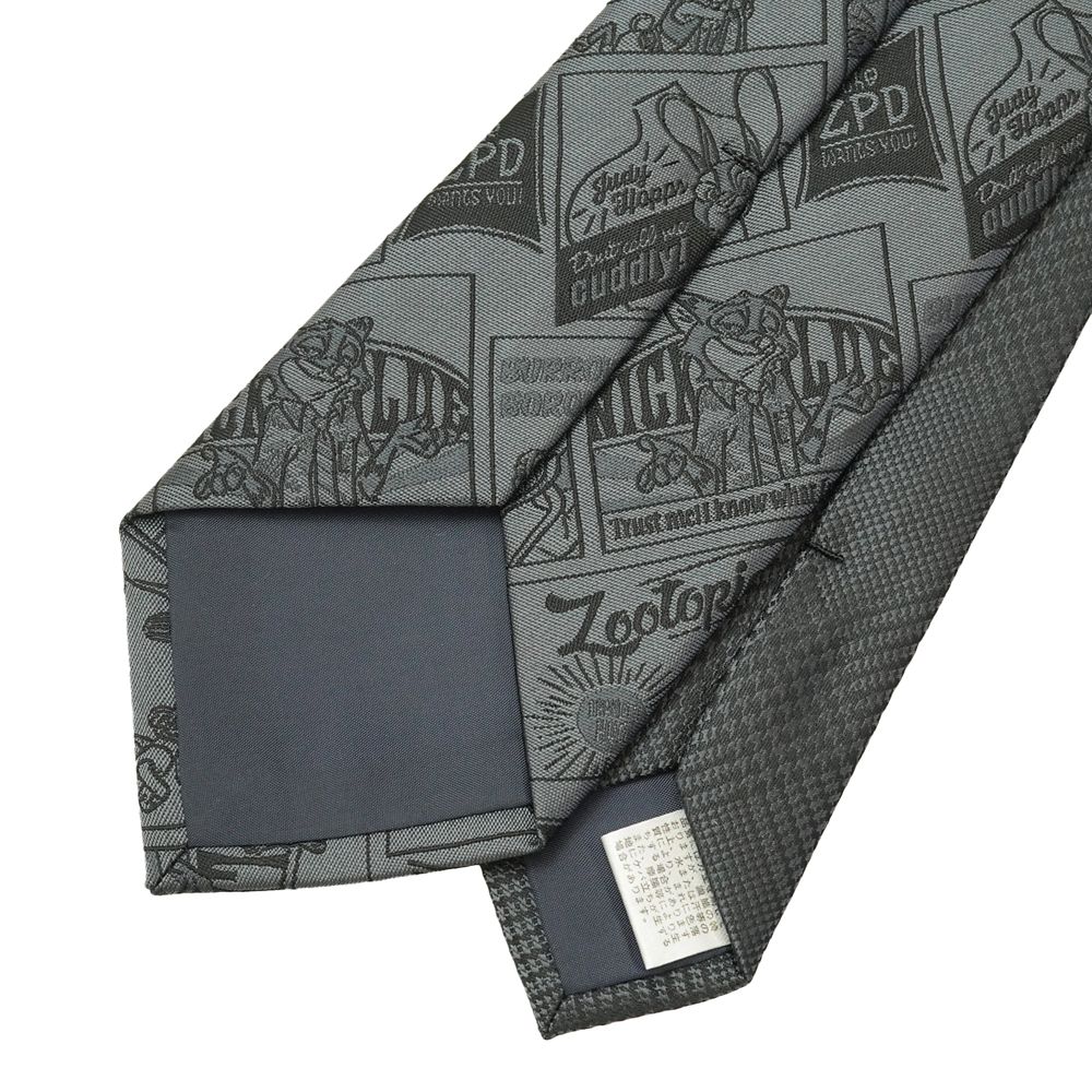 ディズニー／ネクタイ 　(ズートピア・ジュディ＆ニック柄ネクタイ)