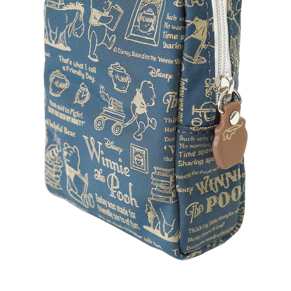 ディズニー/コスメポーチ（くまのプーさん  カリグラフィ柄）