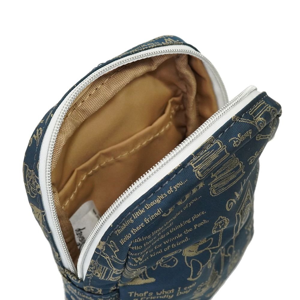 ディズニー/コスメポーチ（くまのプーさん  カリグラフィ柄）