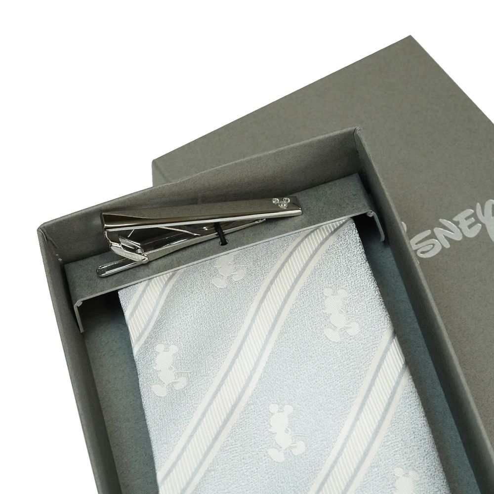 ディズニー/ネクタイタイバーセット（ストライプ柄&times;ミツマル/プレシオサ BOX付）