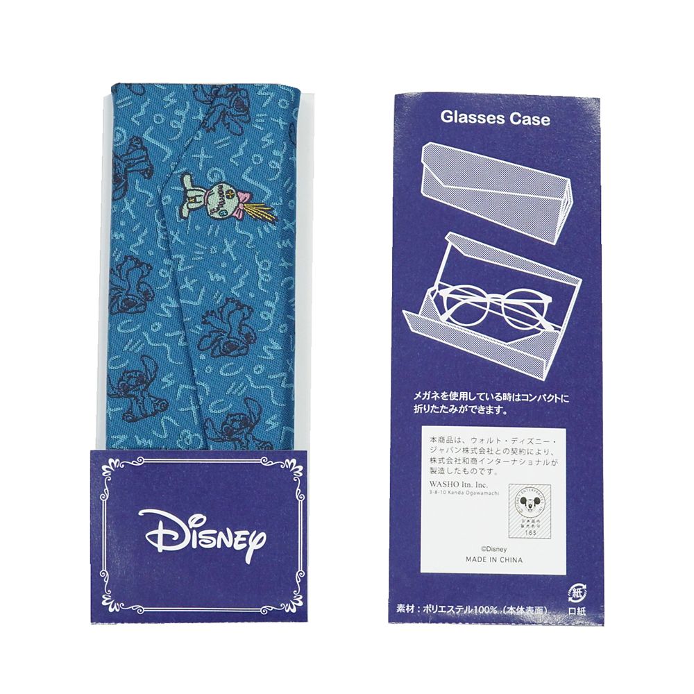 ディズニー/メガネケース（リロ＆スティッチ・スクランプ柄）