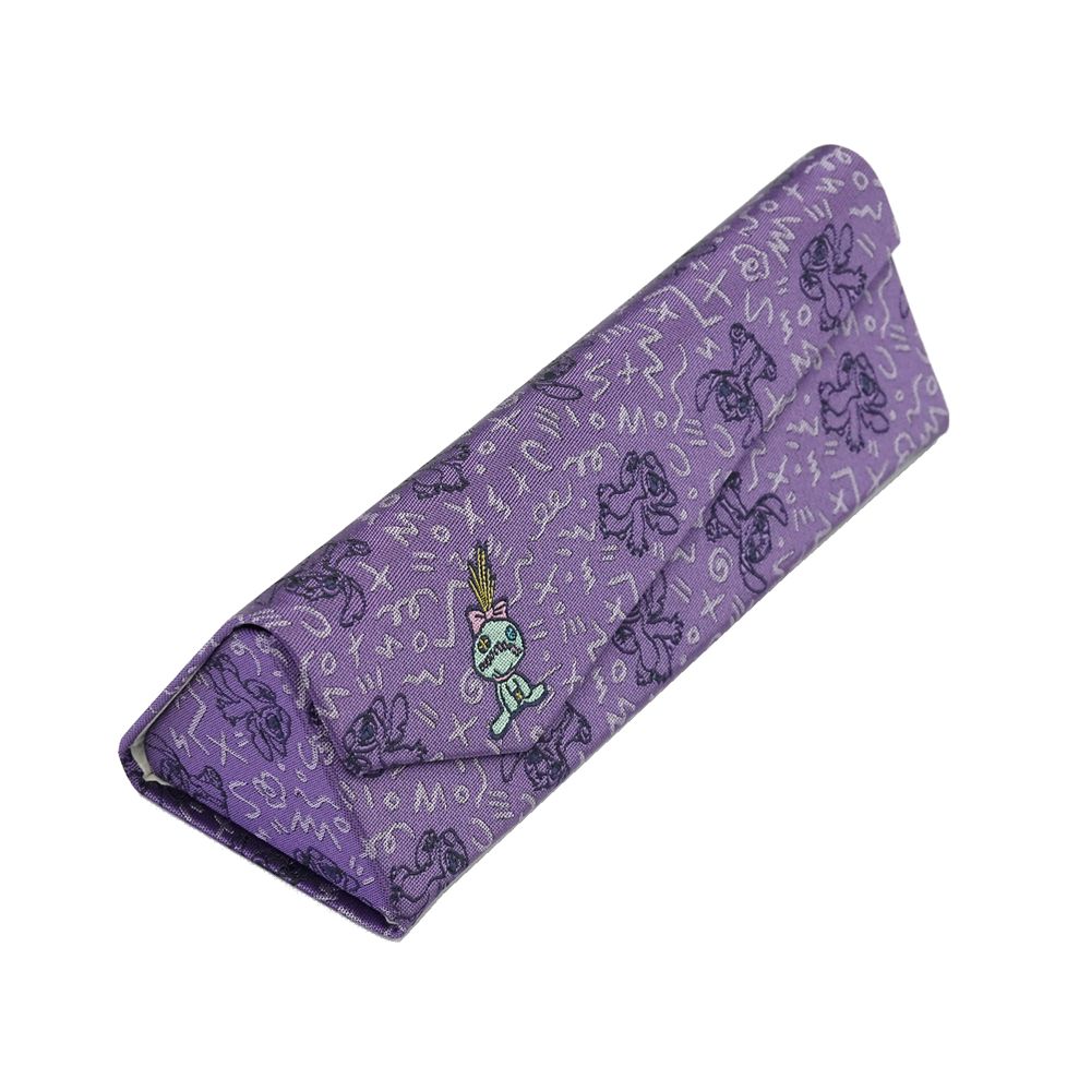 ディズニー/メガネケース（リロ＆スティッチ・スクランプ柄）