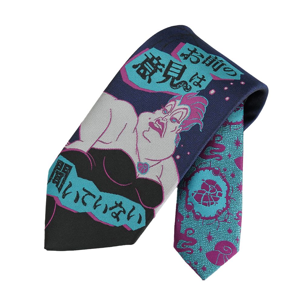 ディズニー／ネクタイ 　(ヴィランズ・アースラ柄)　DNDW1672