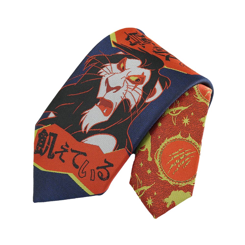 ディズニー／ネクタイ 　(ヴィランズ・スカー柄)　DNDW1675