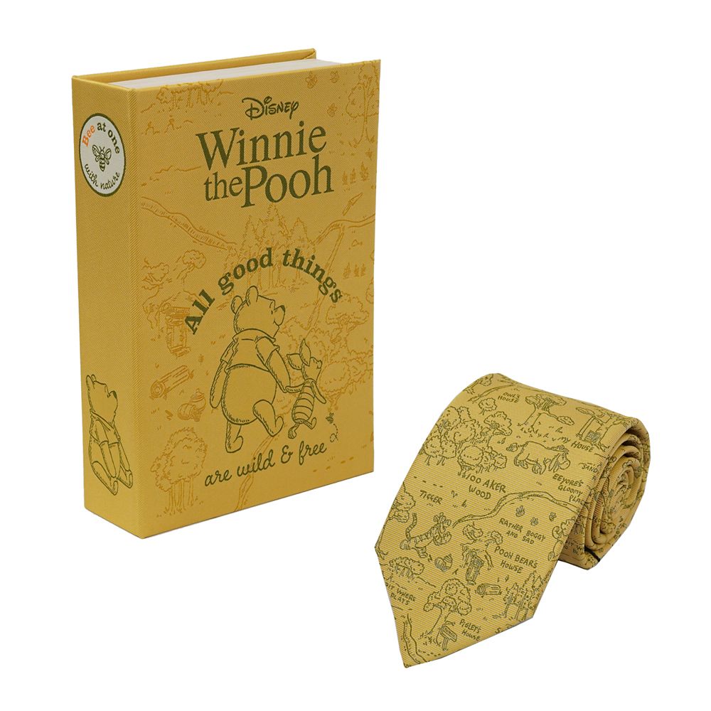 ディズニー／BOOK型BOX入りネクタイ 　(くまのプーさん）DSD50374