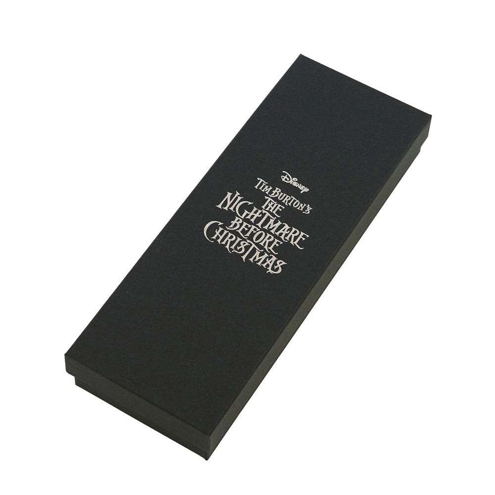 DISNEY／ネクタイ＆タイバー BOXセット　(ナイトメアー・ビフォア・クリスマス　無地総柄）DND50028 & Wa-10