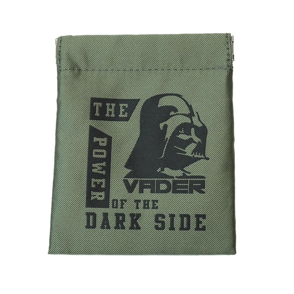 スター・ウォーズ／ばねぐちポーチ（ダース・ベイダー＆ストームトルーパー柄)　DW1929グリーン